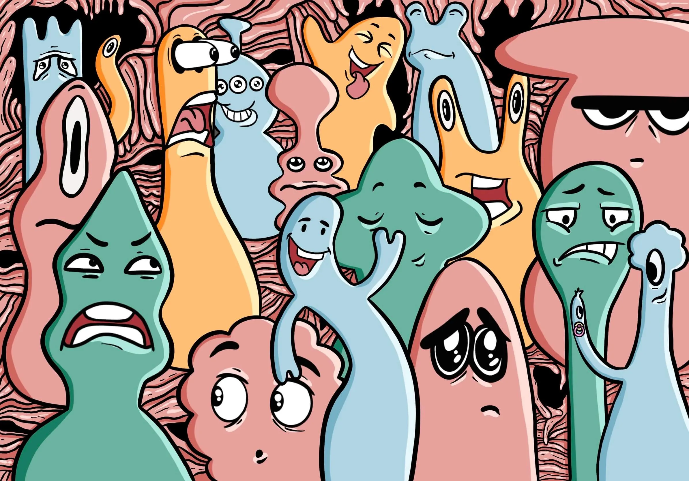 Cartoon – illustration af Cathrine Klamer