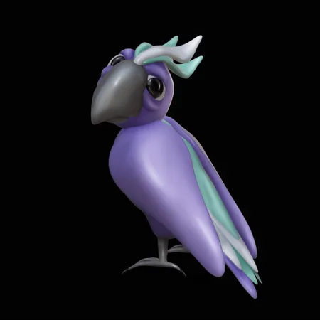 Purple Parrot
