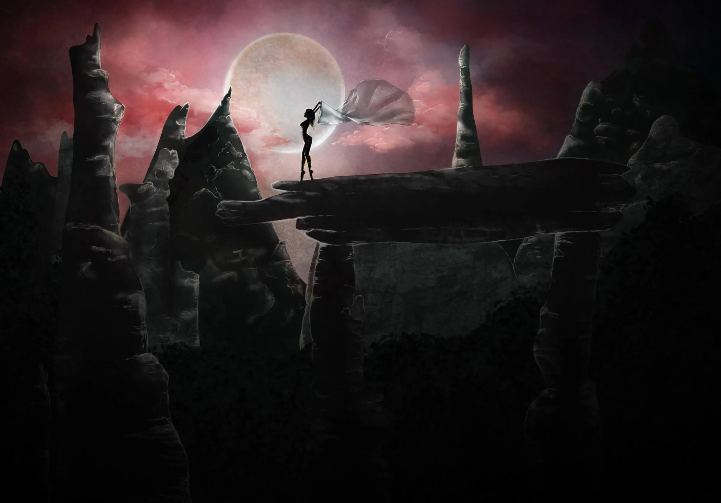Concept art – illustration af Cathrine Klamer