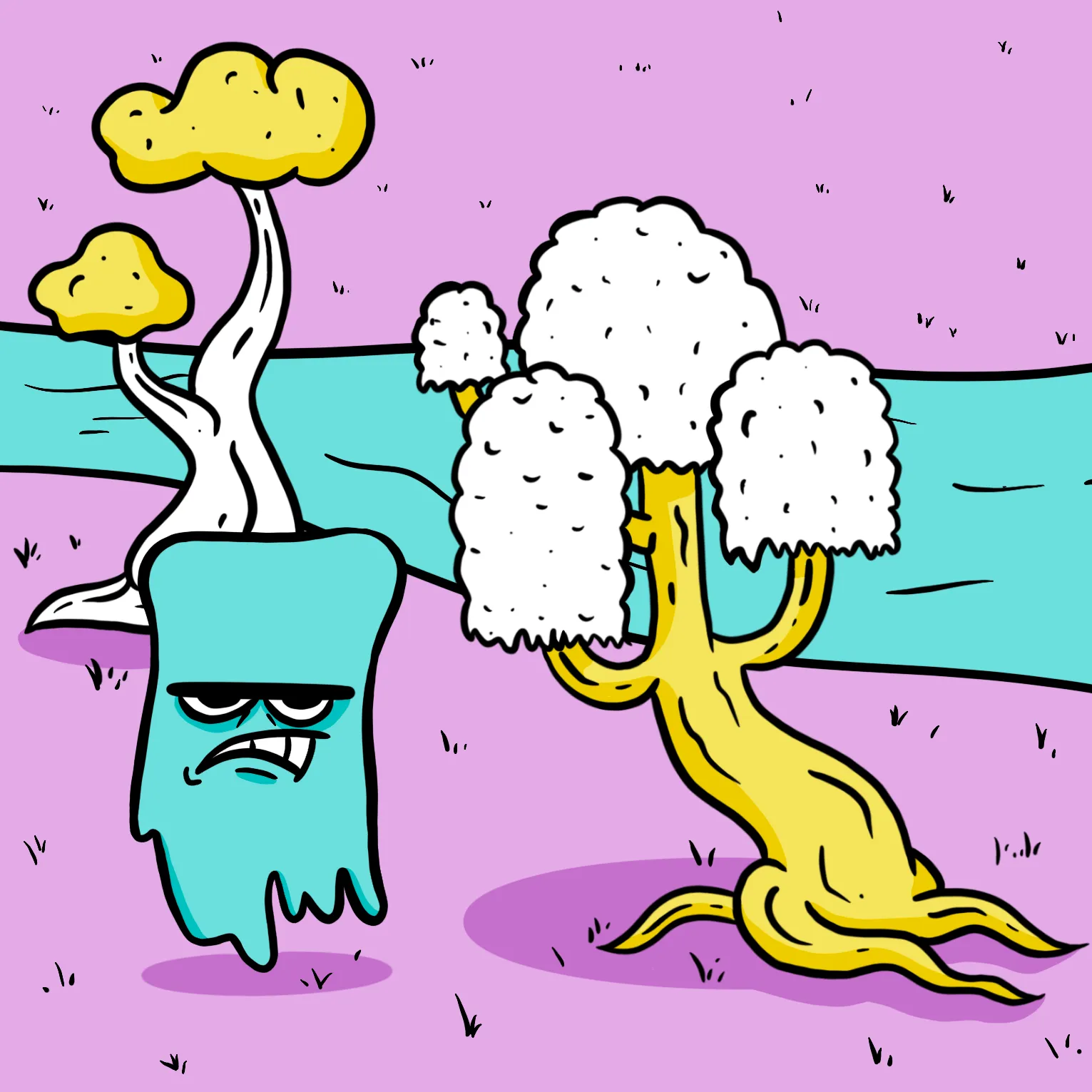 Cartoon – illustration af Cathrine Klamer
